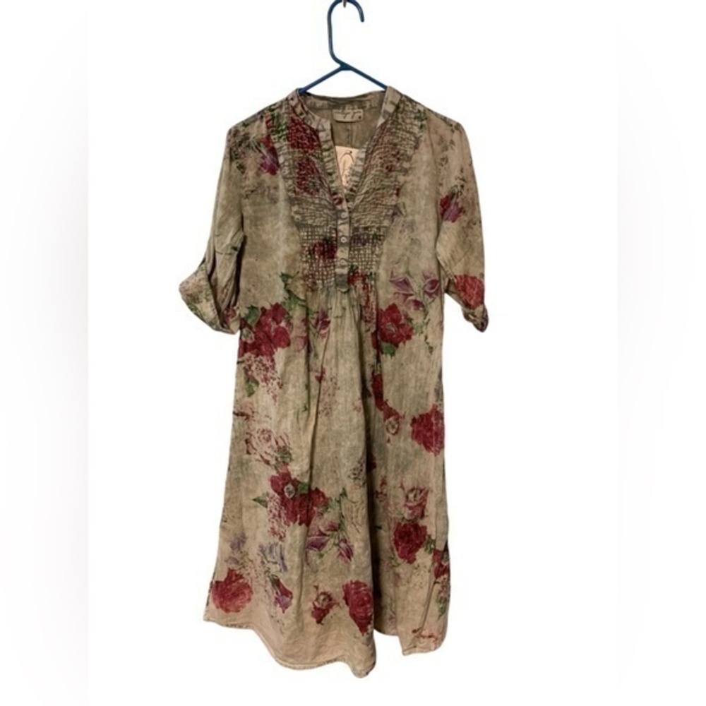 Vintage Goa Ash Floral Dress Size Medium NWT